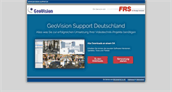 Desktop Screenshot of geovision-support.de