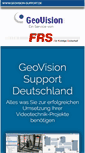 Mobile Screenshot of geovision-support.de